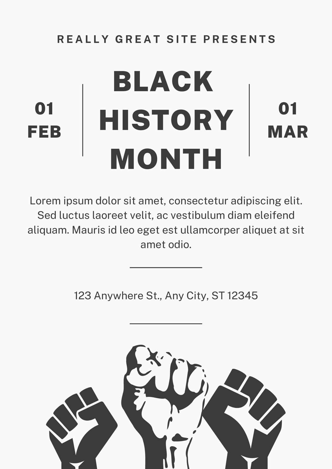 black history month printable