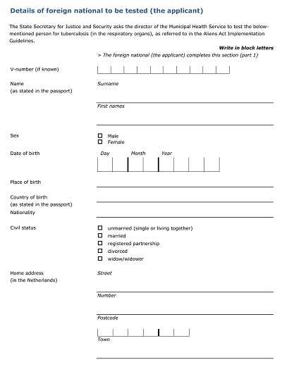 blank tb test form printable