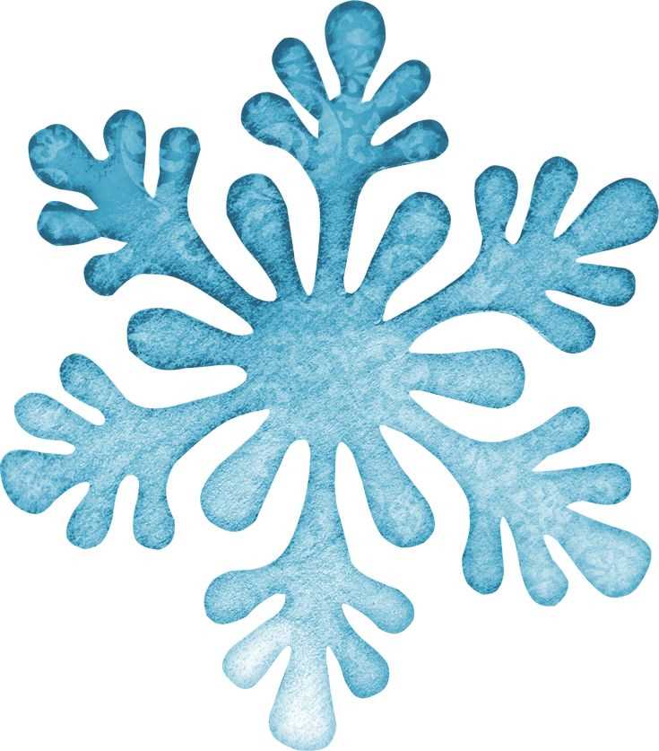 blue snowflake printable