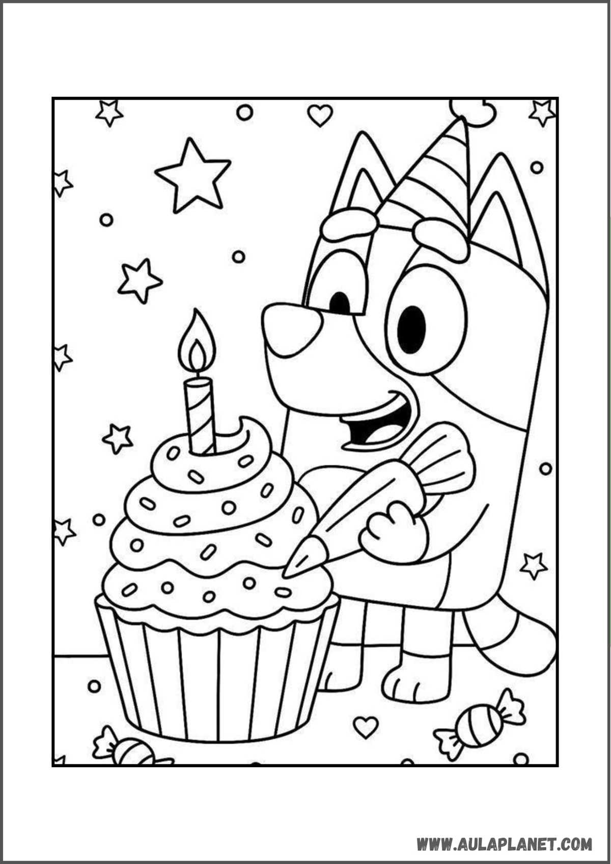 bluey christmas coloring pages free printable