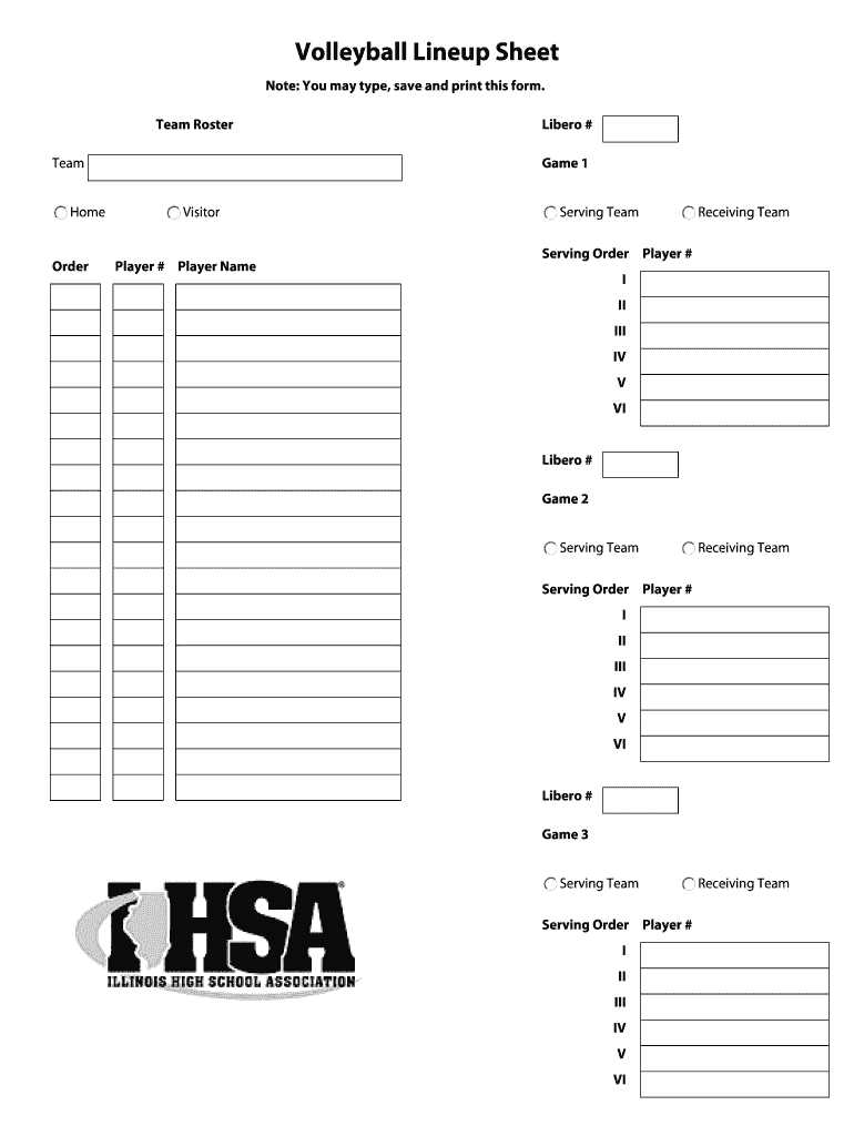 printable blank volleyball rotation sheets
