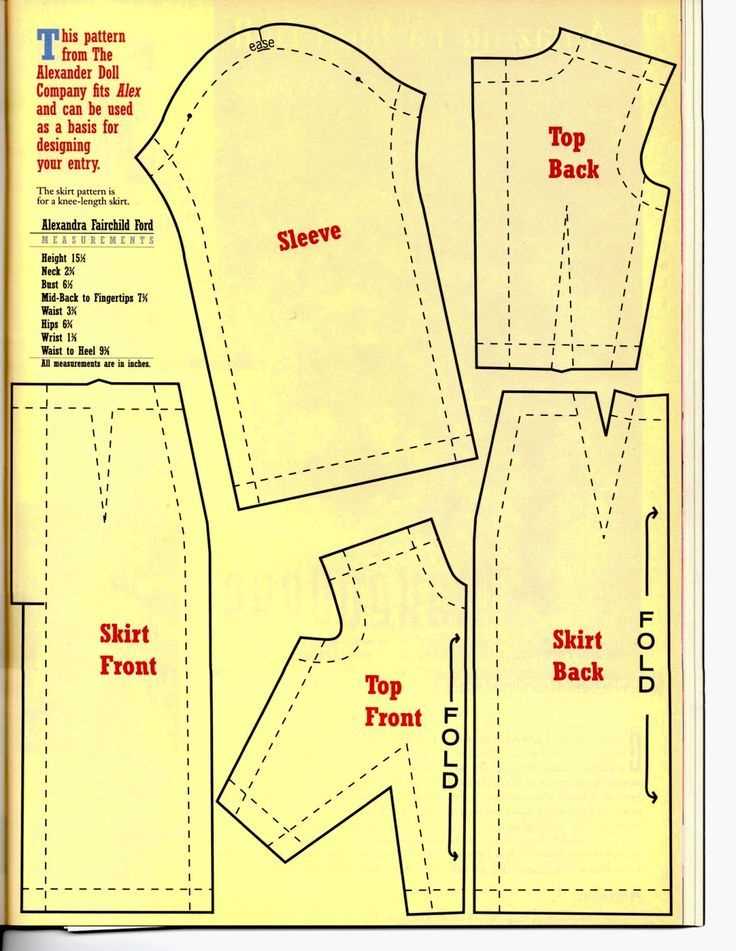 free printable barbie dress patterns