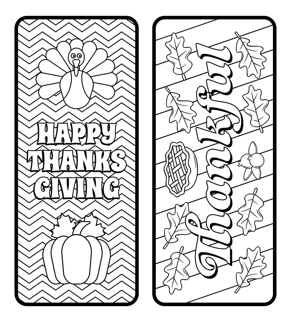 bookmark printables to color