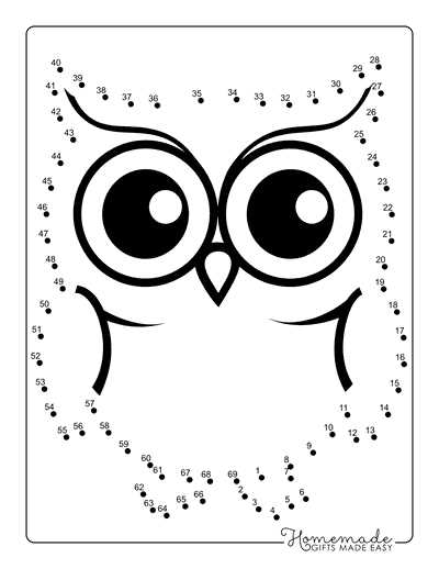 simple dot to dot printables