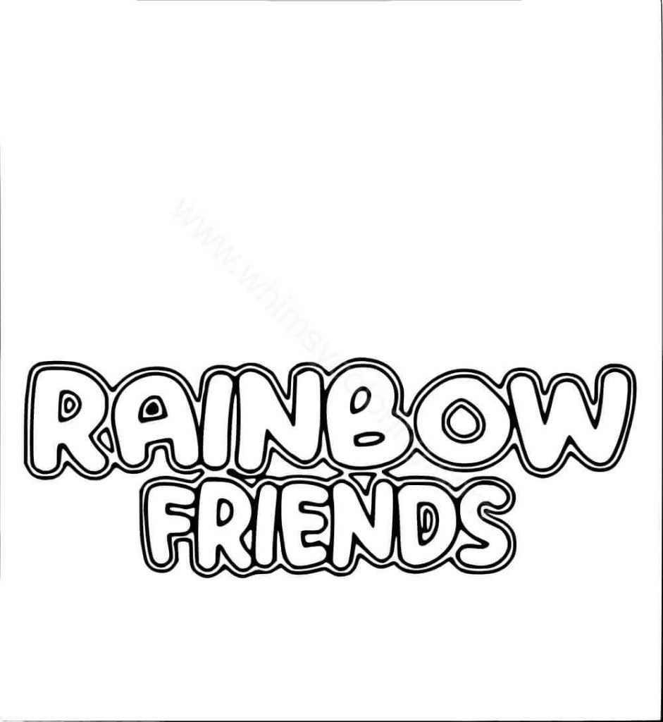 rainbow friends coloring pages printable