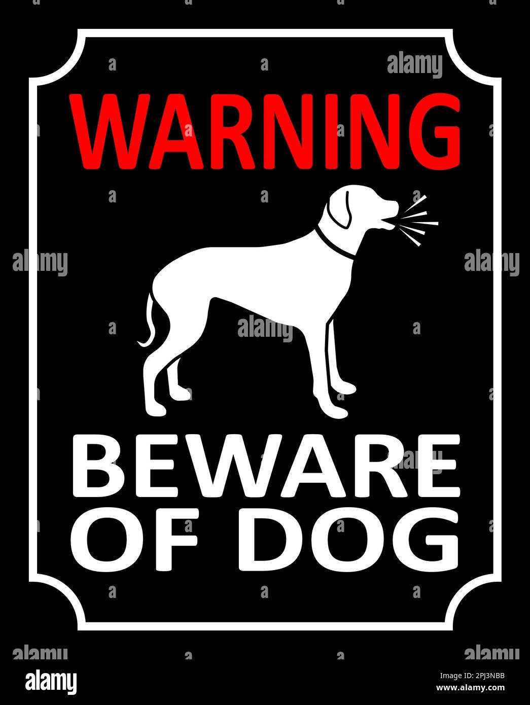 beware of dog sign printable