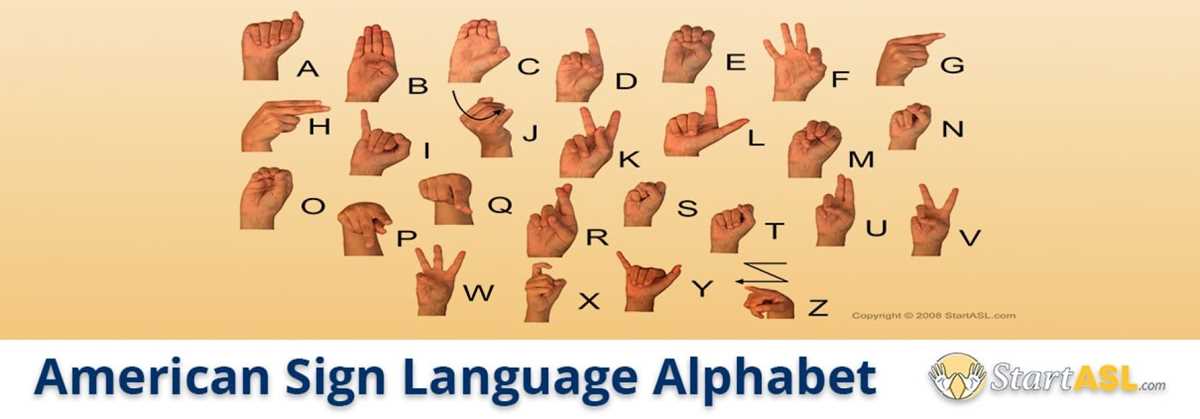 asl alphabet printable chart