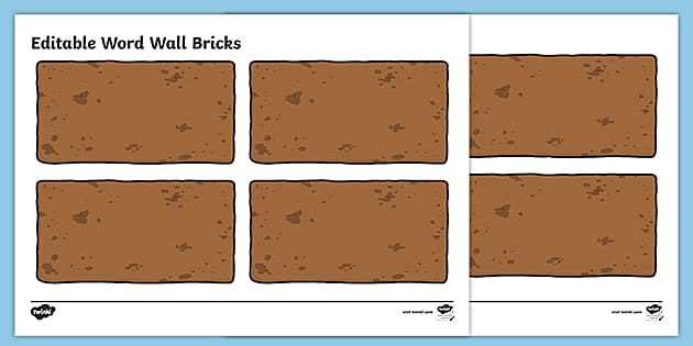 brick wall printable brick wall printable