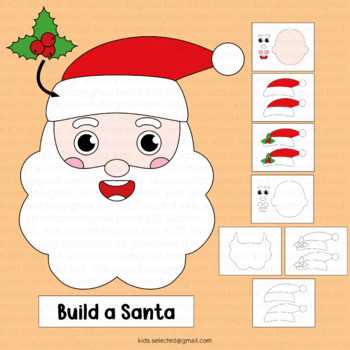 build a santa printable