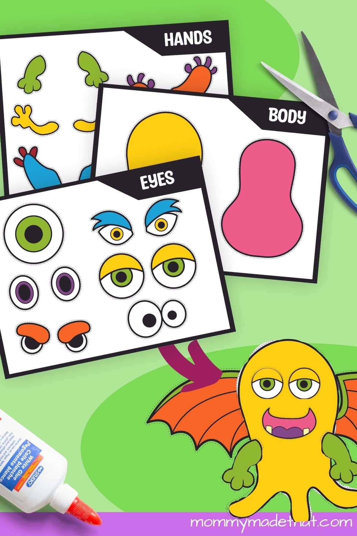 build your own monster printable