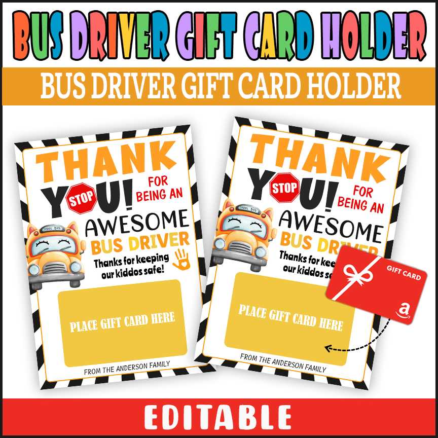 bus driver thank you printable