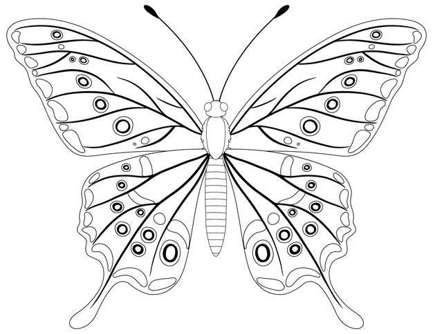 butterflies coloring pages printable