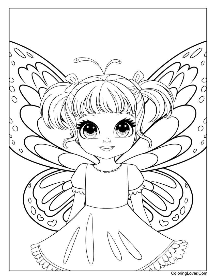 butterflies coloring pages printable