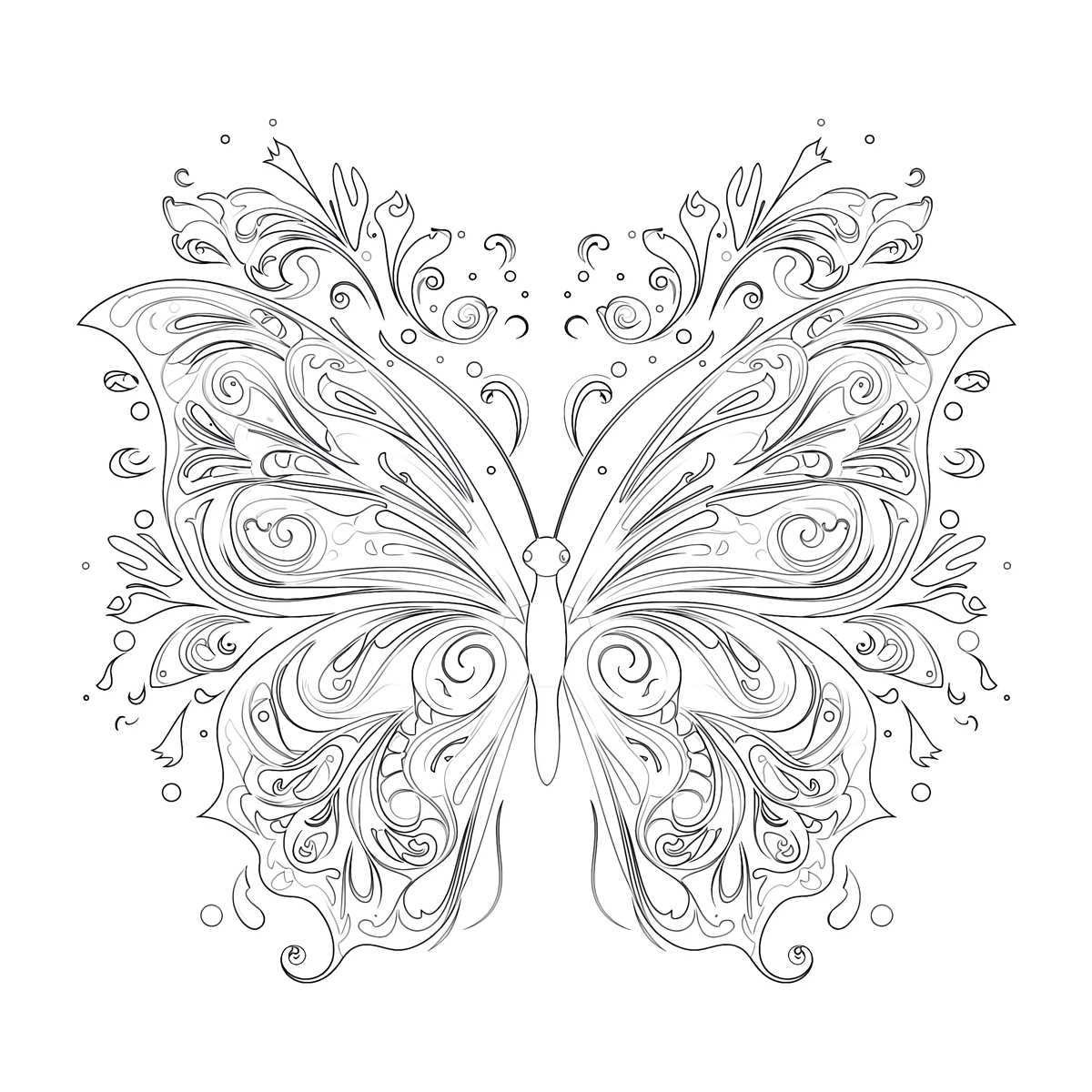 butterfly printable colored