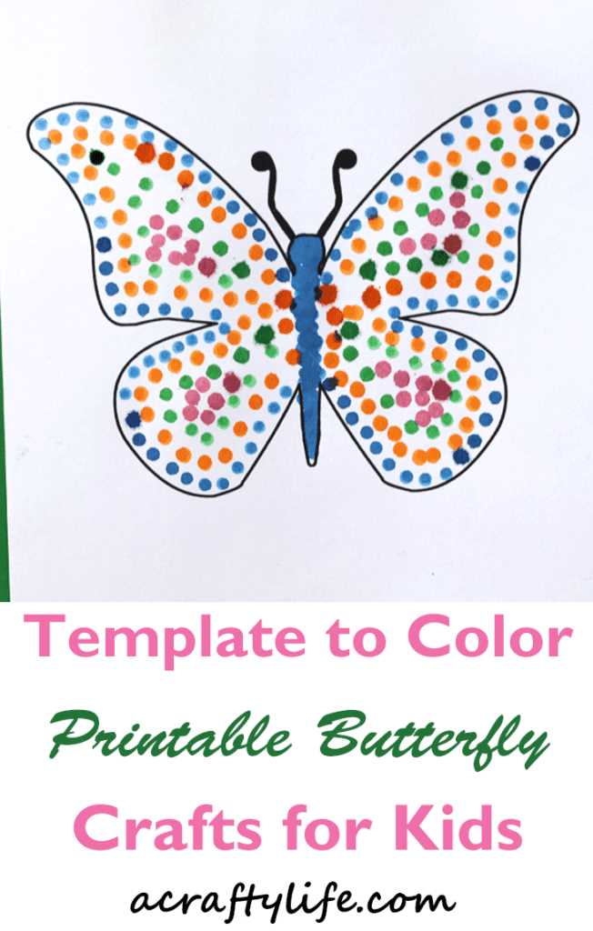 butterfly printable colored