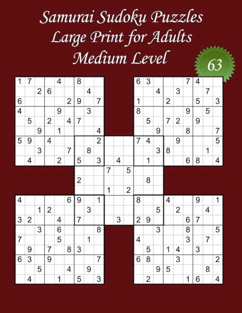 printable sudoku samurai