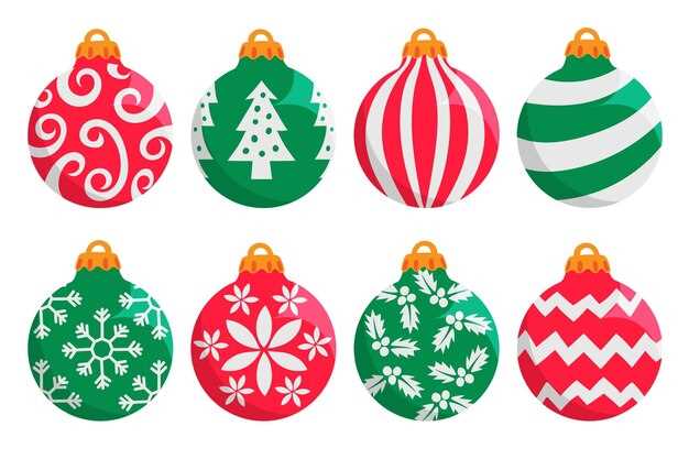 printable colorful christmas ornaments