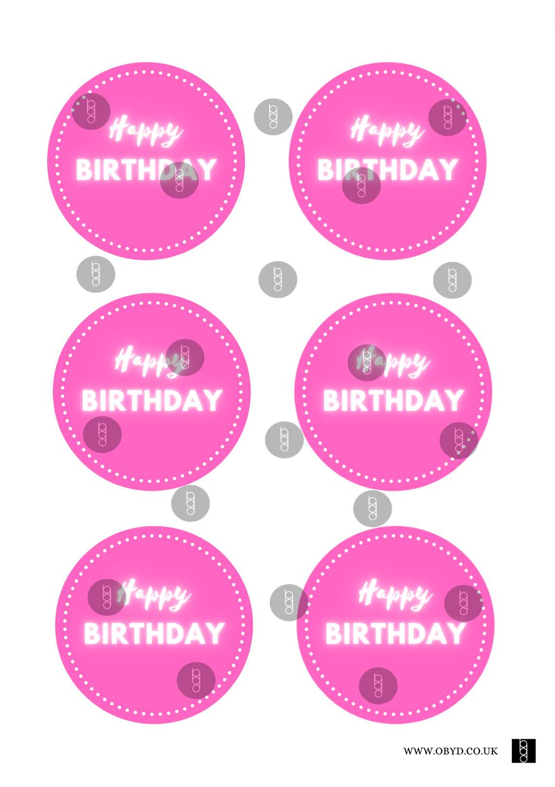 cake toppers printable
