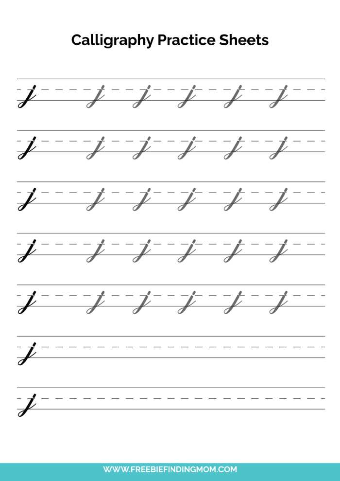 calligraphy printable sheets