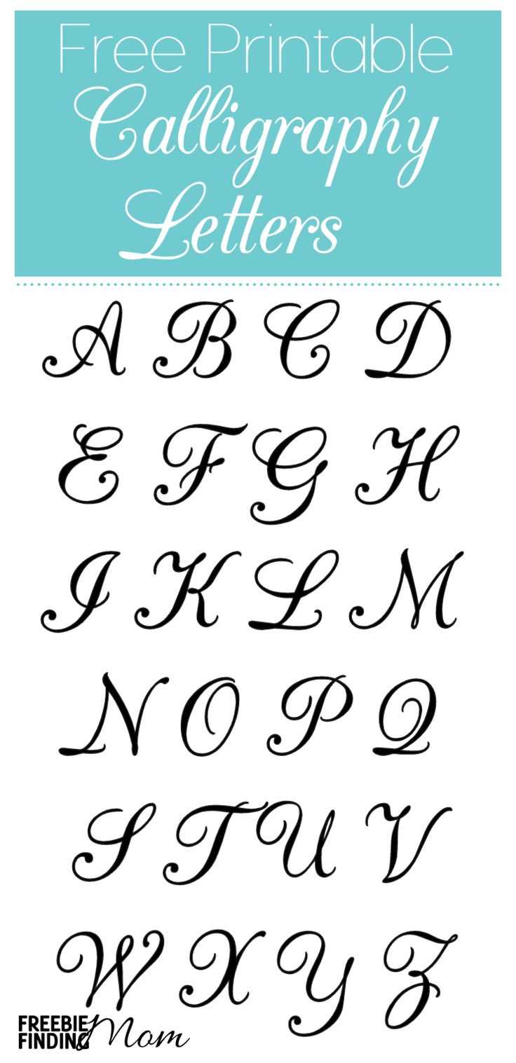 calligraphy printable stencils