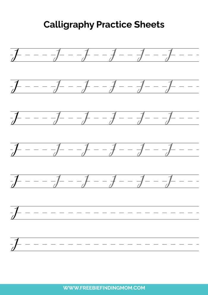 calligraphy printable worksheets free