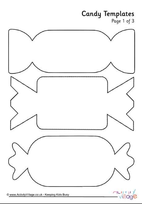 candy cutouts printable
