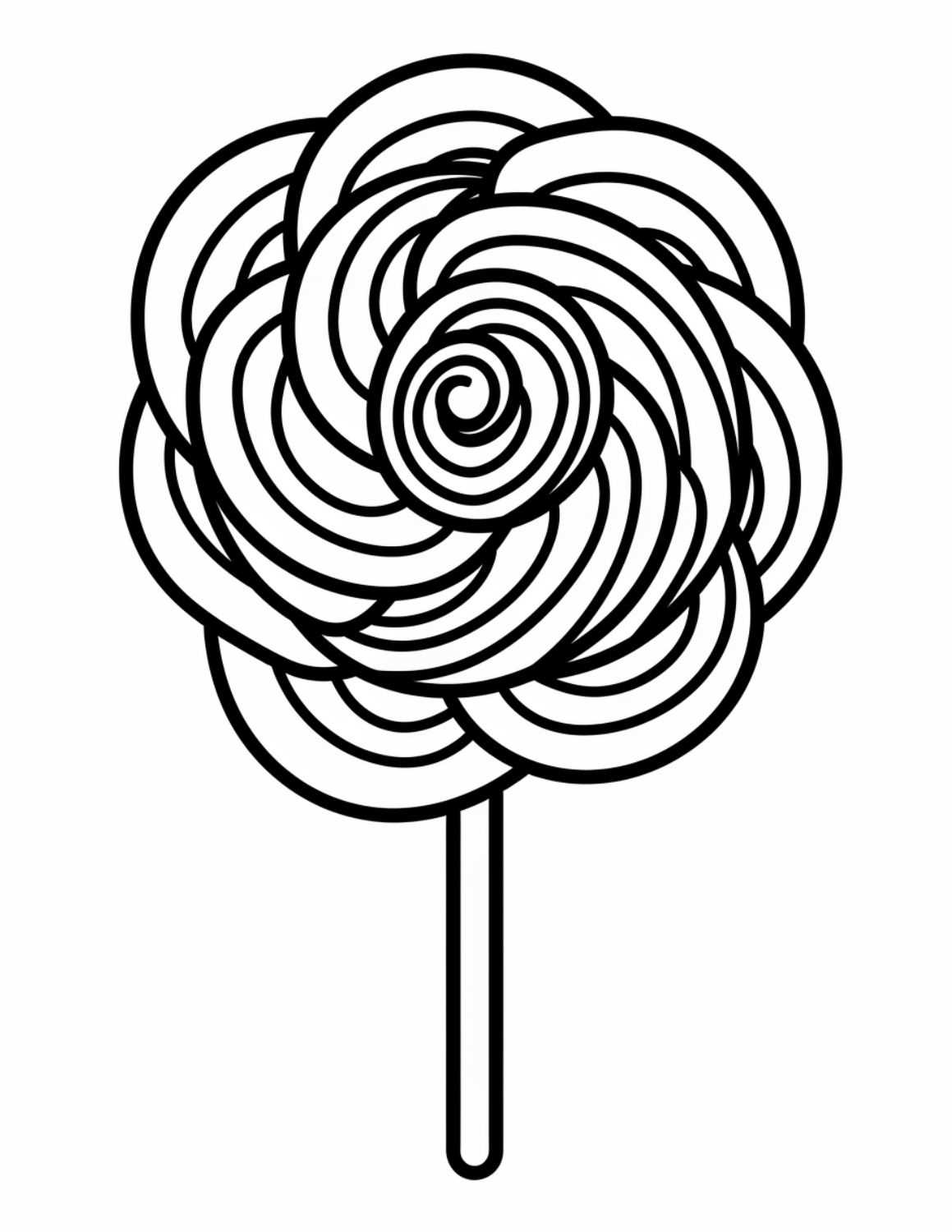 candy printable coloring pages
