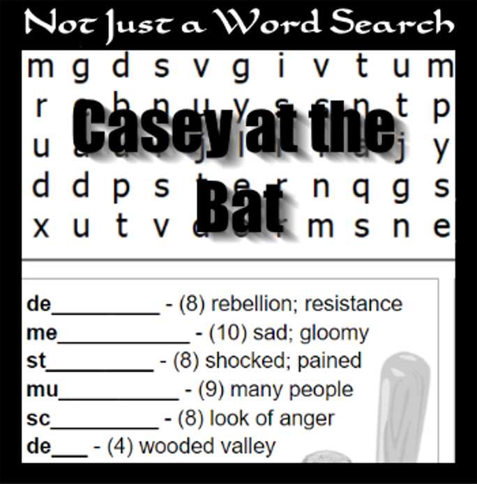 casey at the bat poem printable