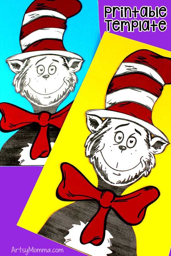 cat in the hat printable images