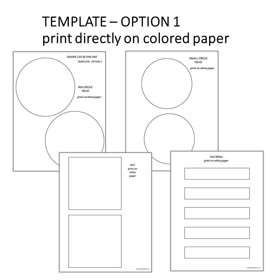 cat in the hat template free printable