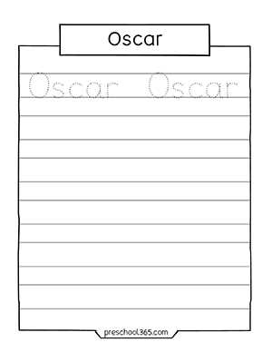name sheets printable