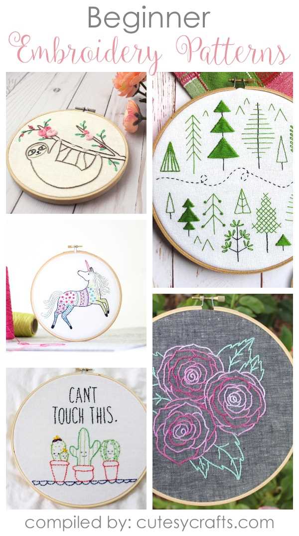 hand embroidery patterns free printables