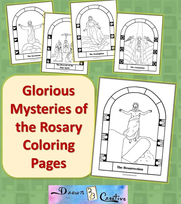 glorious mysteries of the rosary printable