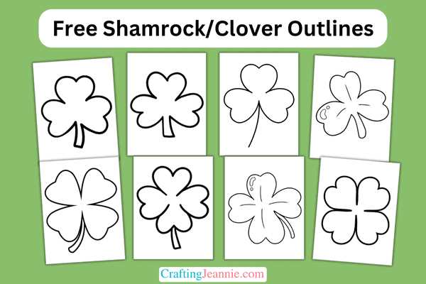 free shamrock printable