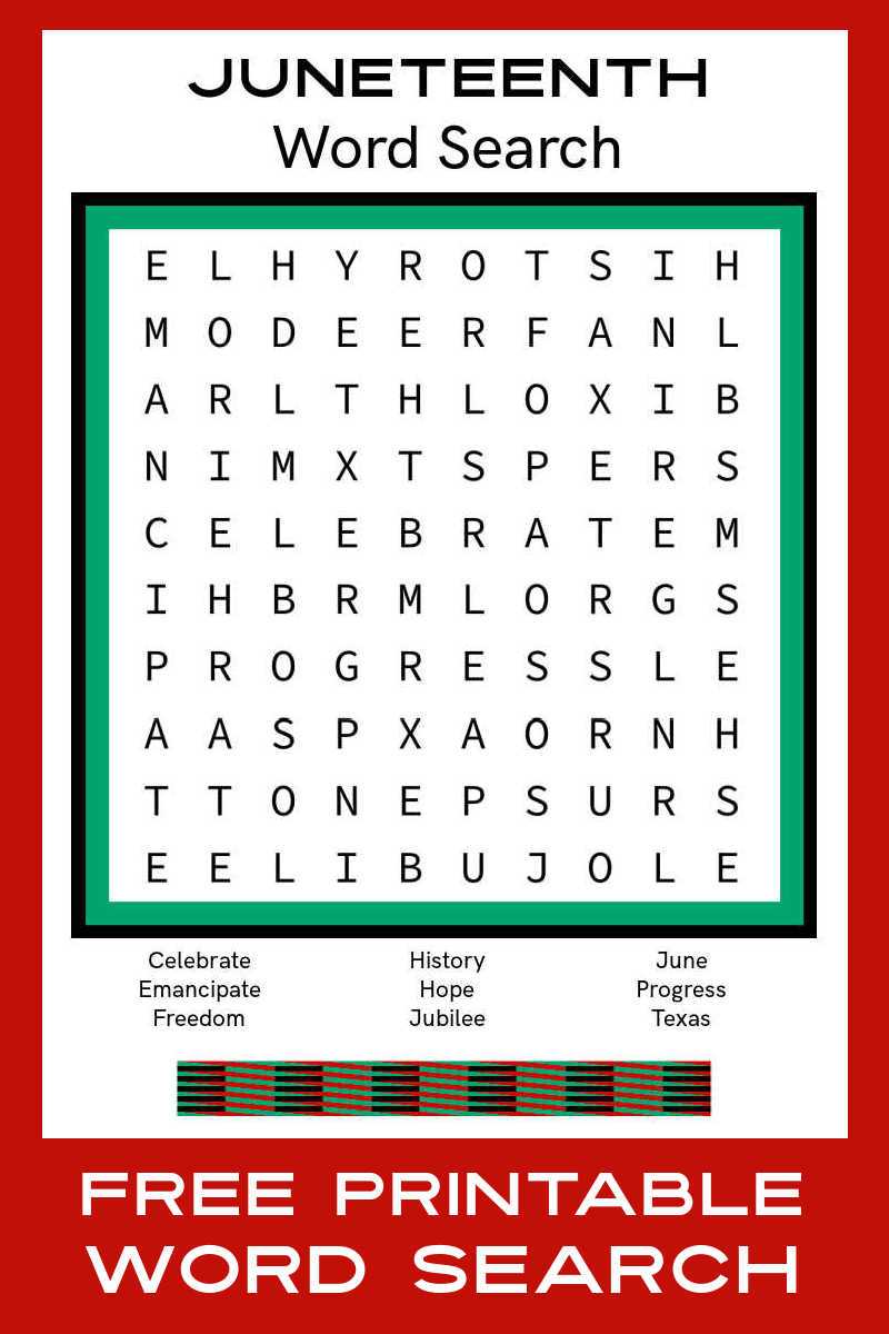 word search history printable
