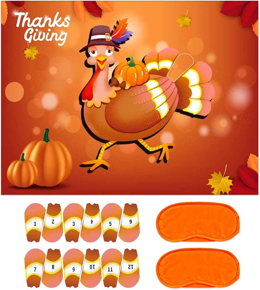 pin the tail on the turkey printable