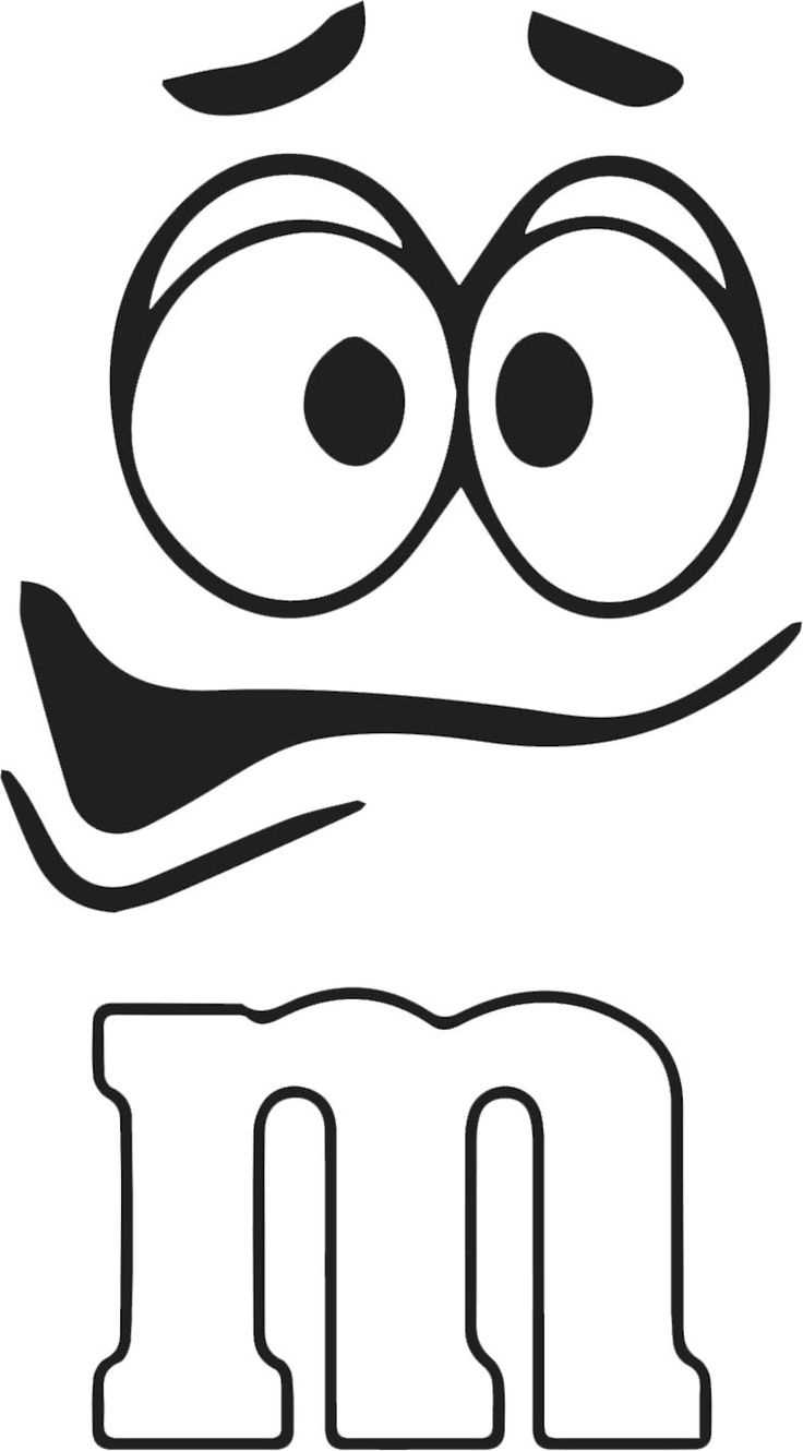 m&m printable