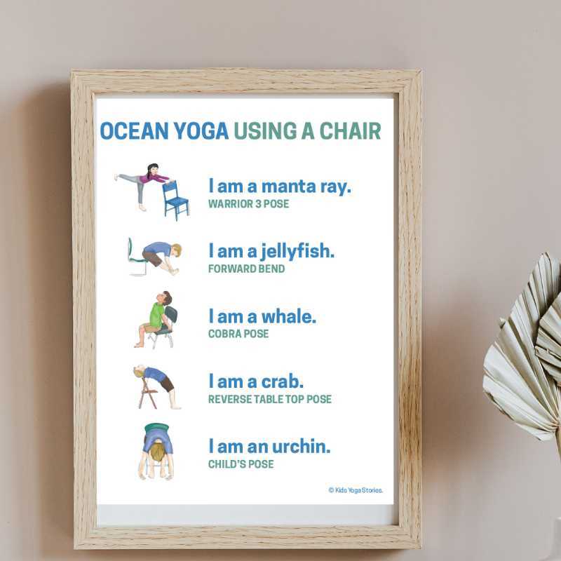 chair yoga free printable