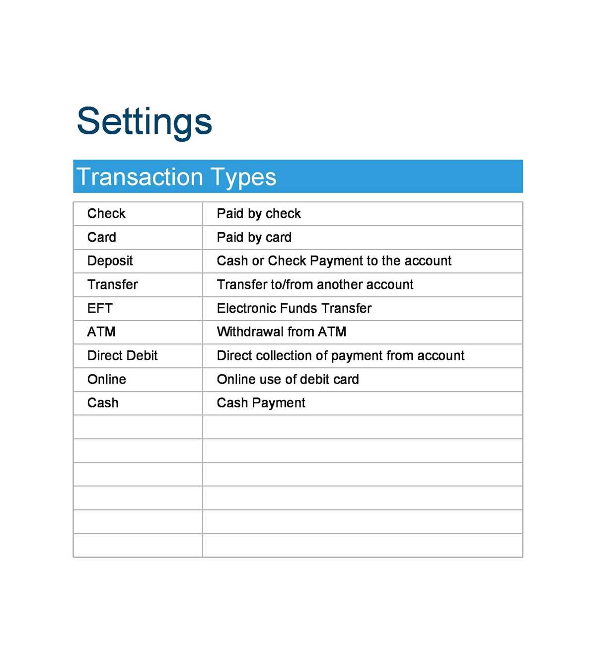 checkbook ledger printable