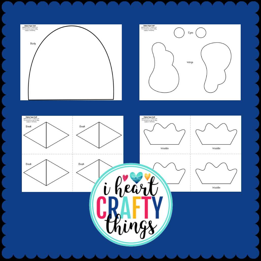 chicken printable template