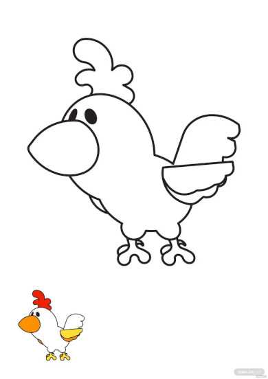 chicken printable template