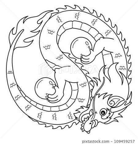 chinese dragon coloring pages printable