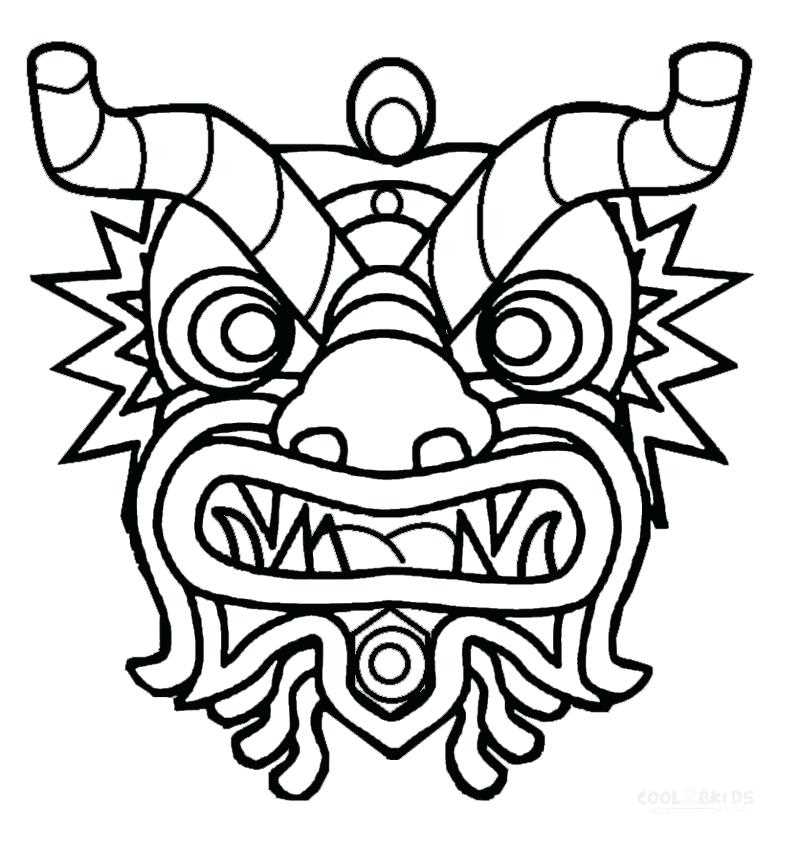 chinese new year dragon printable