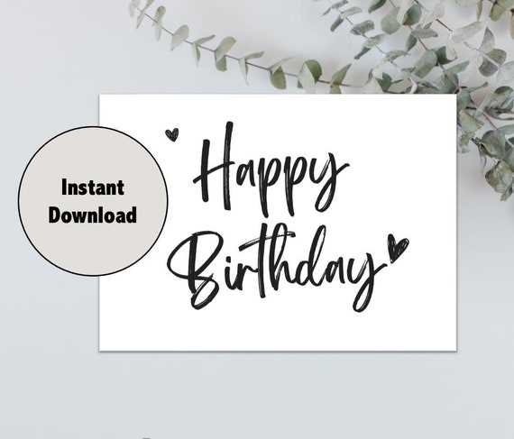 black and white greeting cards printable