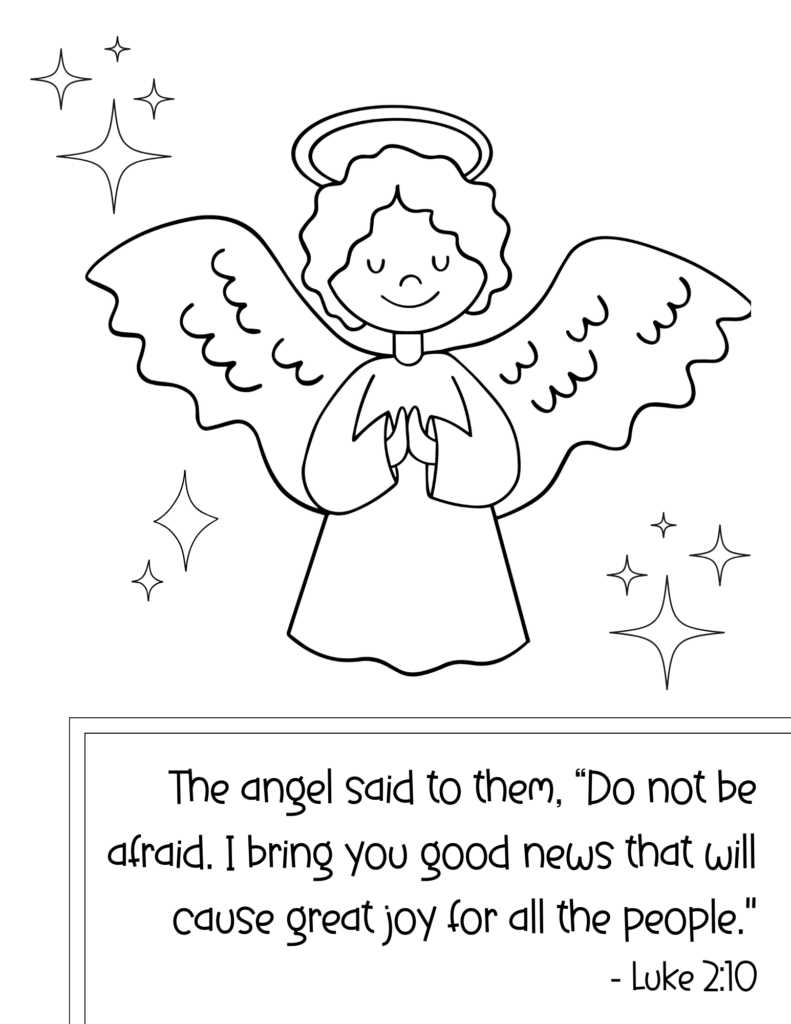 christian printable coloring pages