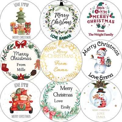 christmas card labels printable