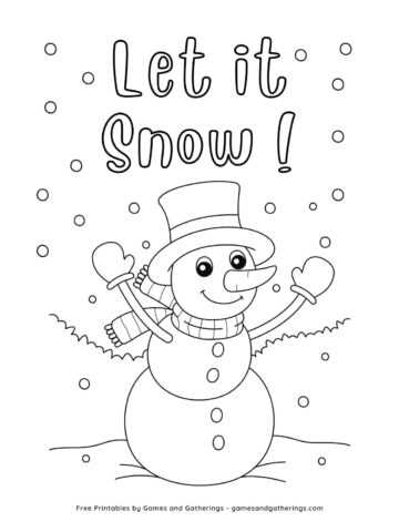 christmas coloring pages printable easy