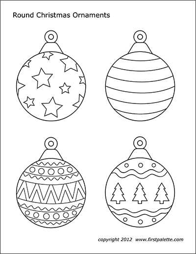 christmas decorations printable free