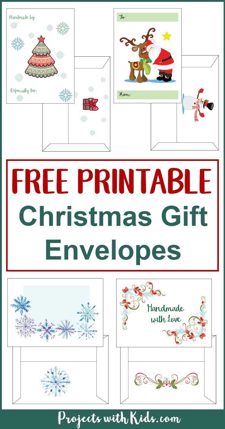 christmas envelopes printable