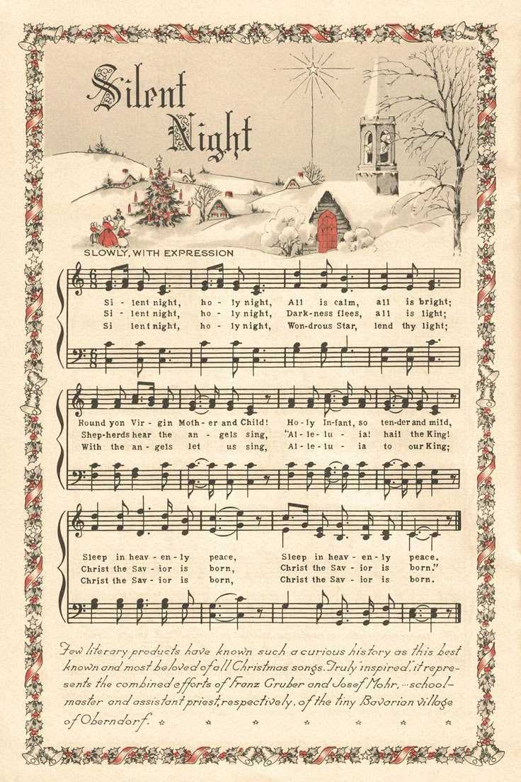 christmas music sheets printable